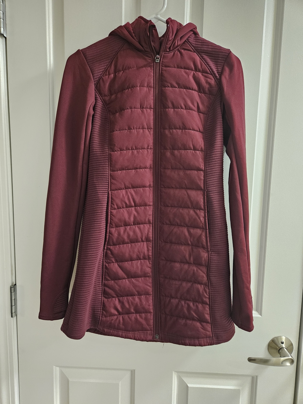 tek gear Quilted Hooded Jacket - Wine